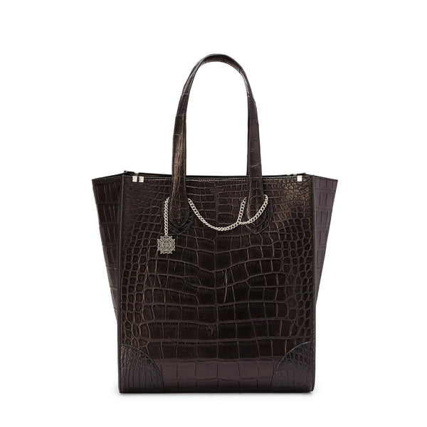 Signature Tote – Black Alligator