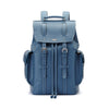 Blue Grain Calf Traveller Backpack