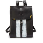 Signature Backpack Black Ivory Rock Calf Bag